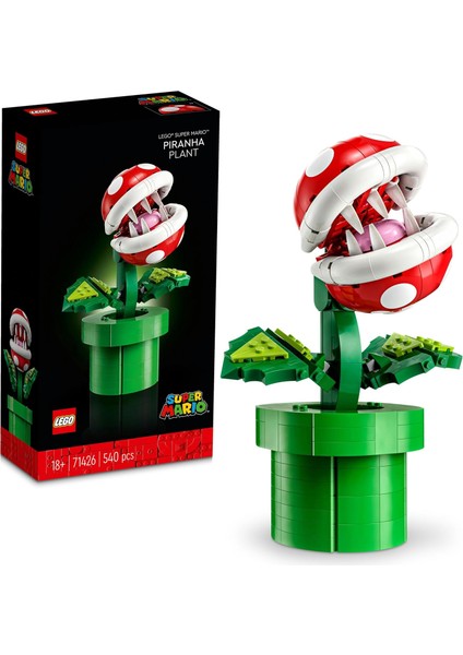 Super Mario™ Piranha Plant 71426- Yetişkinler Için Koleksiyonluk Yapım Seti (540 Parça)