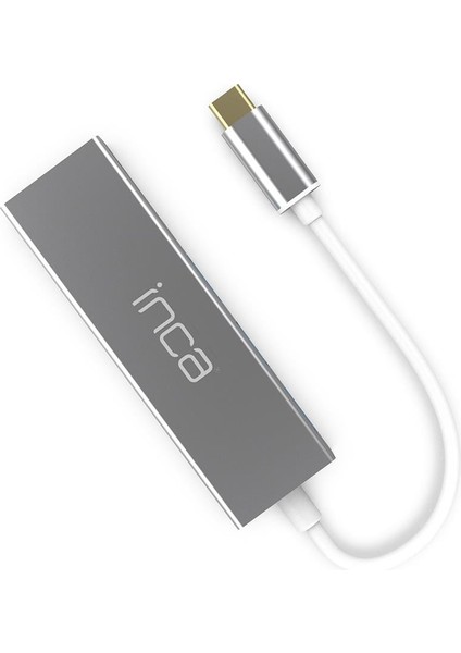 Itpc-3tx Type-C X4 USB 3.0 + Ethernet RJ45(10/100/100) Çoklayıcı Aluminyum Kasa modelleri