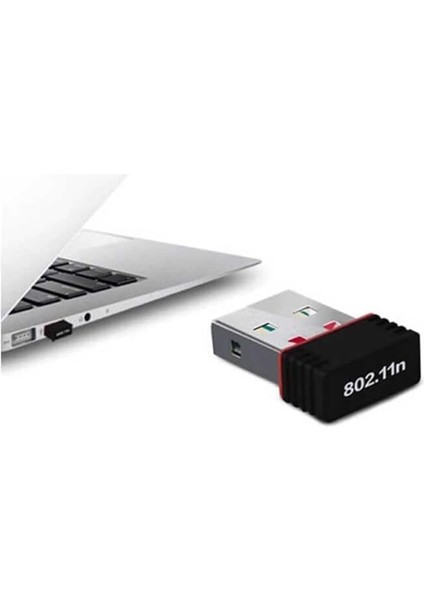 Wireless USB Wi-Fi Adaptör Dongle Network Lan Aparatı