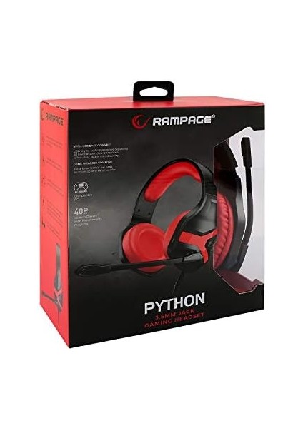 Rm-X1 Python 3,5mm Gaming Oyuncu Mikrofonlu Kulaklık