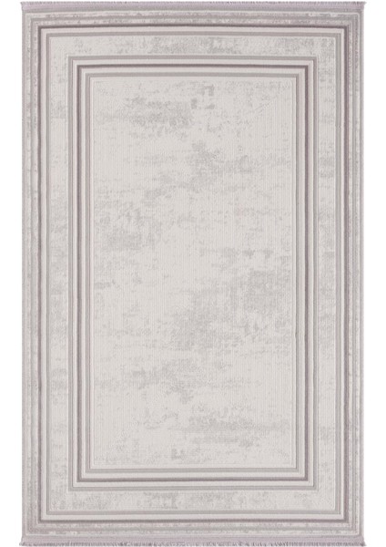 Scala SC002G Bej Halı Modern Desenli Tozu Az Akrilik Salon Halısı Yatak Odası Mutfak Koridor