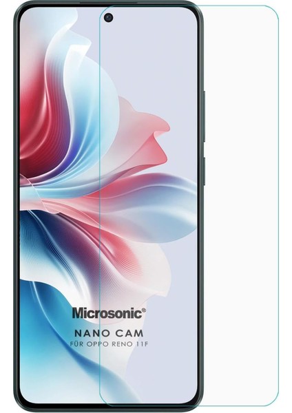 Oppo Reno 11F Nano Glass Cam Ekran Koruyucu [reno 11F ile Uyumlu Ekran Koruyucu - Şeffaf]
