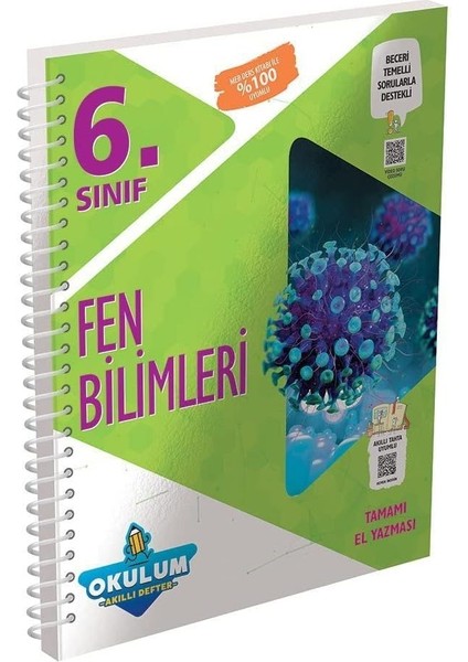Yayınları 6. Sınıf Okulum Akıllı Defteri Fen Bilimleri