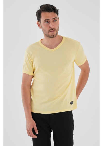 Alexandergardı V Yaka Kısa Kollu Erkek T-Shirt fiyatları