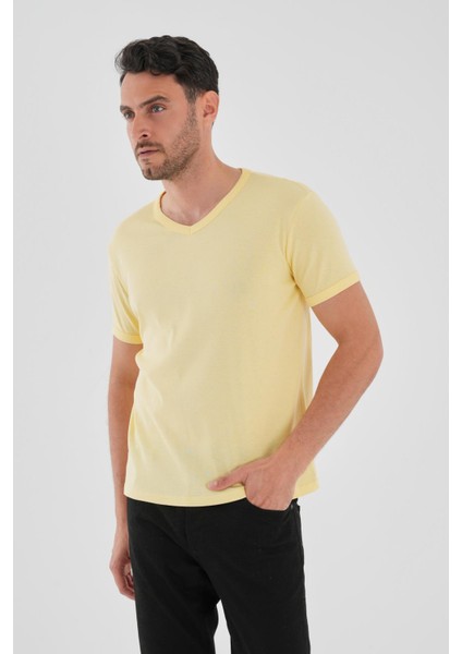 Alexandergardı V Yaka Kısa Kollu Erkek T-Shirt modelleri