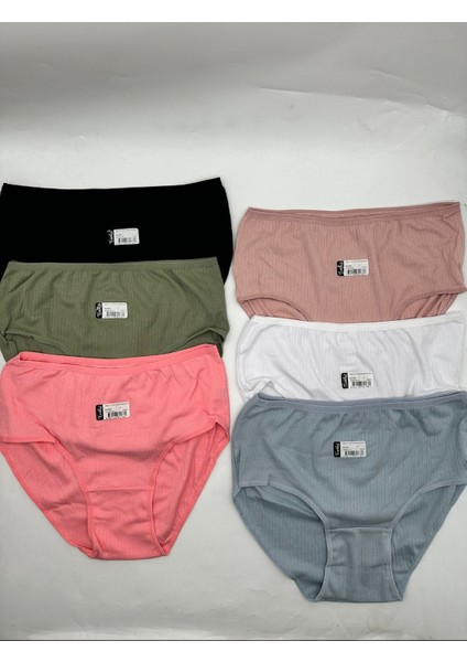 Pandora Kadın Bato Külot 6'lı Paket – Karışık Renk