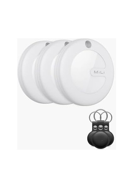 Mitag Airtag (1 Pakette 3 Adet) Konum Takip Cihazı Apple Lisanslı Mfı Sertifikalı - Siyah