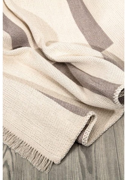 Home Çift Taraflı Makinada Yıkanabilir Modern Desenli Dokuma Kilim Karessa 5 (60X100)