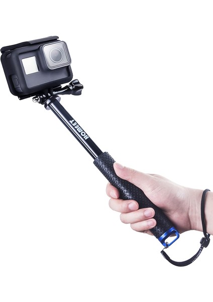 49 cm Selfie Çubuğu Teleskopik, Geri Çekilebilir Aksiyon Kamerası Selfie Çubuğu, Kendi Portrenizi Çekmek Için Su Geçirmez Monopod.sjcam, Yı 4k, Victure, Qumox, Crosstour, Apeman Için.