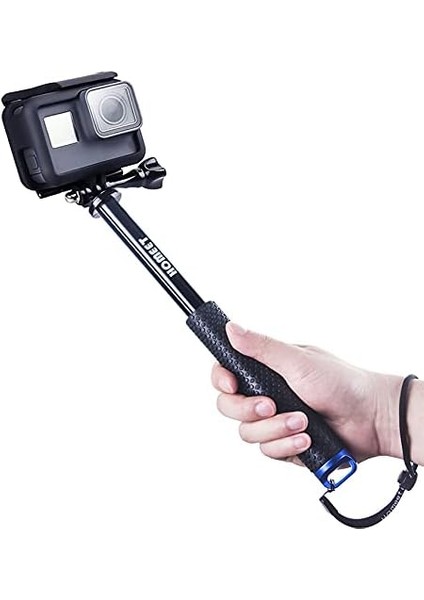 49 cm Selfie Çubuğu Teleskopik, Geri Çekilebilir Aksiyon Kamerası Selfie Çubuğu, Kendi Portrenizi Çekmek Için Su Geçirmez Monopod.sjcam, Yı 4k, Victure, Qumox, Crosstour, Apeman Için.