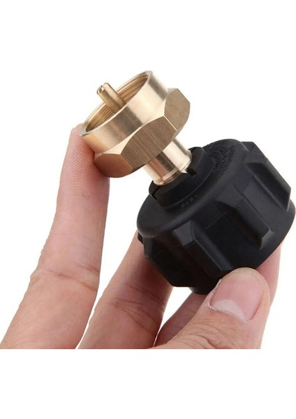 Kamp Açık Gaz Tankı Şarj Ortak Gaz Sobası Dönüşüm Adaptörü Propan Şişe Dolum Adaptör Kiti Küçük Silindir Uygun (Yurt Dışından)