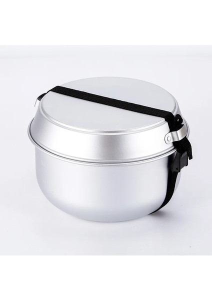 Sofra Eşyası Tarzı Kamp Tencere Seti Açık Alüminyum Pişirme Seti Su Isıtıcısı Tava Pot Seyahat Yürüyüş Barbekü Sofra Ekipmanları Katman Yok (Yurt Dışından) indirimleri