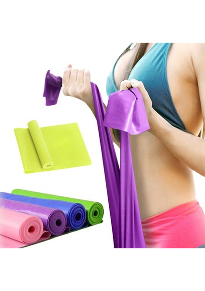 Sarı Stil Yeni Spor Salonu Fitness Yoga Ekipmanları Güç Eğitimi Elastik Direnç Bantları Egzersiz Yoga Lastik Döngüler Spor Pilates Bandı (Yurt Dışından) modelleri