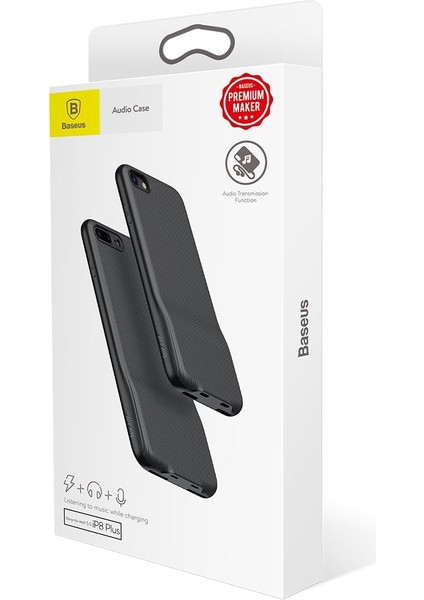 Audio Case For Ip7/ip8 Plus Black WIAPIPH8P-VI01