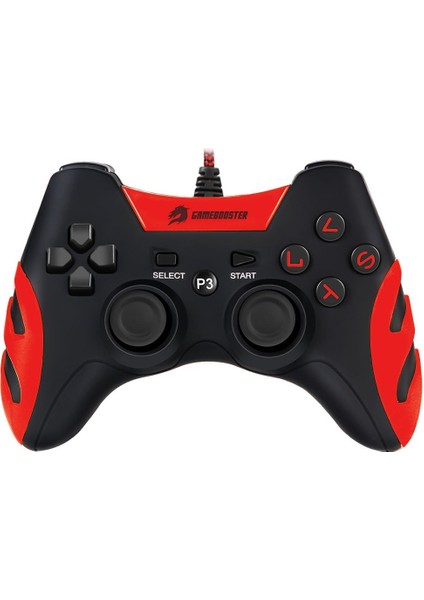 GB-J54R Ps3/pc Uyumlu Kırmızı Kablolu Gamepad