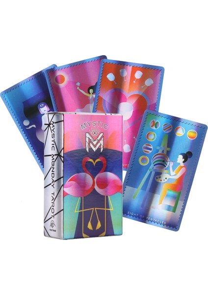 HS11 Stili Güzel Yaratıklar Tarot Kartları Tam Ingilizce Kapalı Masa Oyunu Oyun Kartı Sihirli Gelecek Kehanet Kartı Seti (Yurt Dışından)