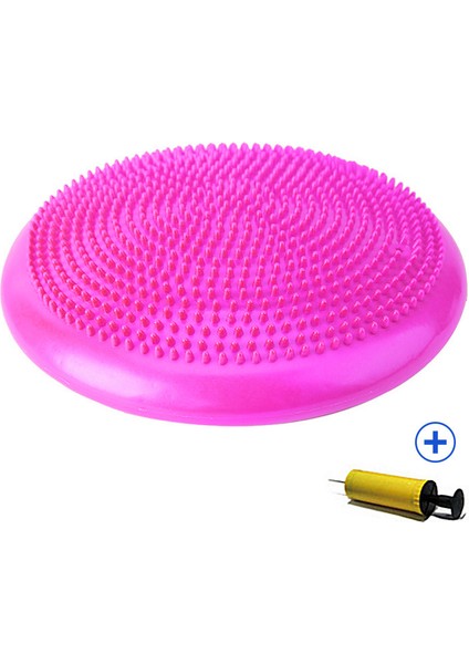 Gök Mavisi Tarzı 33CM Dayanıklı Şişme Yoga Masaj Topu Pedi Evrensel Spor Salonu Fitness Yoga Wobble Stabilite Denge Diski Yastık Yoga Topu (Yurt Dışından)