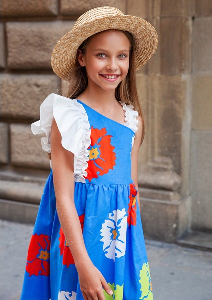 Tek Omuzlu Kız Çocuk Elbise fiyatları