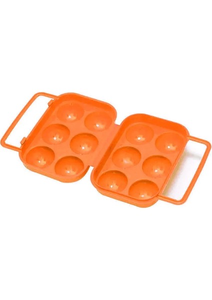 Turuncu Tarzı Taşınabilir Plastik 6 Izgara Yumurta Saklama Kutusu Konteyner Açık Kamp Için Yumurta Tutucu Yumurta Kutusu Kasa Mutfak Organizatör. (Yurt Dışından)