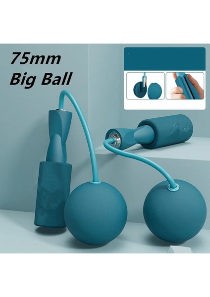 75 mm Yeşil Stil Ağırlık Atlama Ipi Evde Egzersiz Antrenör Top Atlama Ipi Sporları Ip Atlama Ipi Fitnes Boks Topu Ip Atlama Ipi (Yurt Dışından)