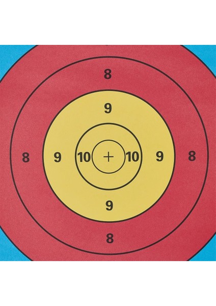 10 Adet Tarzı Nokta Okçuluk Hedef Kağıdı Renkli Baskı 40*40CM Hedef Kağıt Yarışması Uygulama Hedef Çerçevesi Hedef Kağıdı (Yurt Dışından)