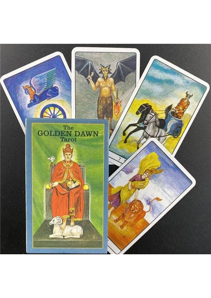 44 Adet TS80 Tarzı Altın Şafak Tarot Oracle Kartları Ingilizce Versiyonu Parti Tatili Eğlence Masası Oyun Kartları (Yurt Dışından) fiyatları
