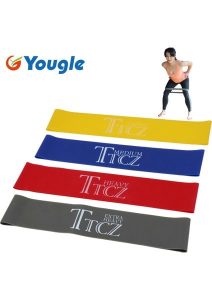 TT007XMAVI Tarzı Ttcz Yoga Pilates Direnç Bandı Egzersiz Döngüsü Lastik Bantlar Fitness Döngü Ipi Streç Bant Vücut Geliştirme Için Çapraz Fit Bant (Yurt Dışından) fiyatları
