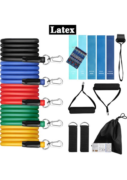 F Latexgglan Tarzı Lateks Yükseltilmiş Et Lateks Tüp Direnç Bantları Egzersiz Kapısı Fitness Çekme Halatı Elastik Spor Salonu Genişletici Kas Gücü Eğitim Ekipmanları (Yurt Dışından)