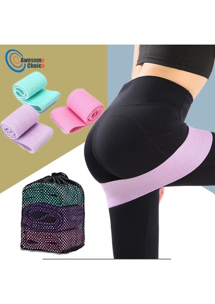 3 Adet 300 Lbs Mor Tarzı Dayanıklı Kalça Daire Bant Yoga Gym Fitness Egzersiz Için Kaymaz Lastik Bant Örgülü Elastik Bant Kalça Kaldırma Direnç Bandı (Yurt Dışından) fiyatları