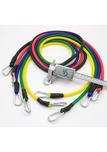 Yeşil Stil 11 Parça Kauçuk Direnç Elastik Tüp Bantları Seti Yoga Pilates Çekme Halatı Abs Egzersiz Fitness Salonu Egzersiz Ekipmanları (Yurt Dışından) modelleri