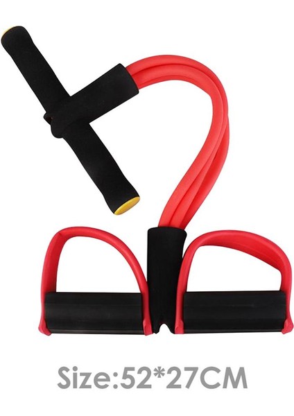 Siyah Kırmızı stil 4 Dirençli Elastik Çekme Halatları Egzersiz Kürekçi Göbek Direnç Bandı Ev Spor Salonu Spor Eğitimi Fitness Ekipmanları için Elastik Bantlar (Yurt Dışından)