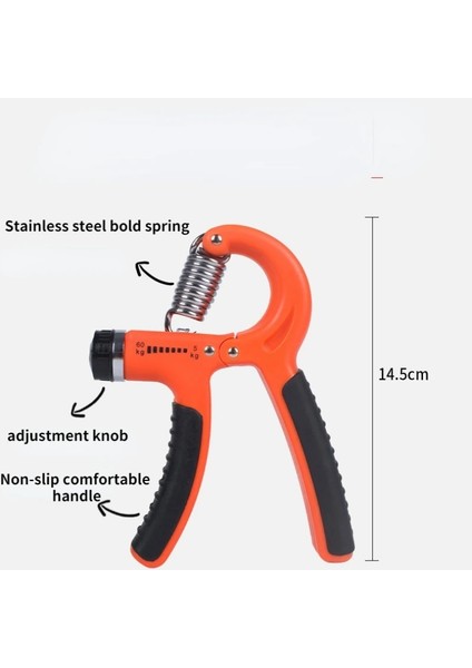 Gri Stil Ayarlanabilir El Sapları Fitness Kol Kas Rehabilitasyon Eğitimi Gücü Artırmak Eğitmen Parmak Egzersizi Sayma Kavrama (Yurt Dışından) fırsatları