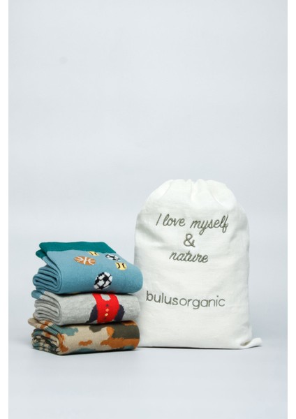 3'lü Erkek Çocuk Soket Karışık Çorap