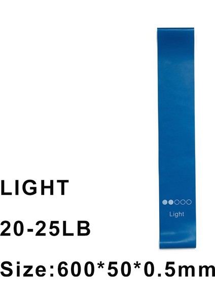 Mavi Etiket 20-25B Stili Fitness Pilates Için Yoga Direnç Bantları Spor Salonu Ev Eğitimi Fitness Sakız Egzersizi Vücut Geliştirme Crossfit Eğitim Ekipmanları (Yurt Dışından)