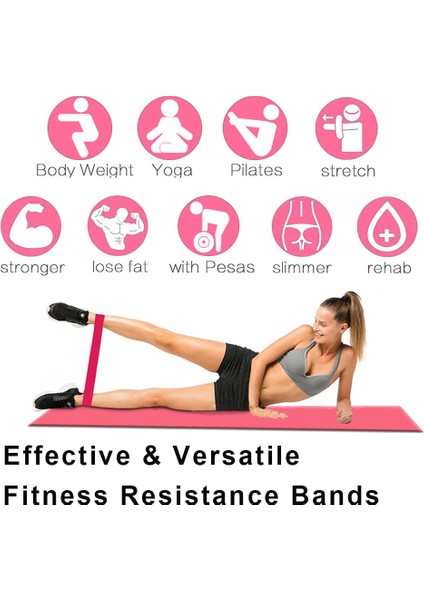 Mavi Etiket 20-25B Stili Fitness Pilates Için Yoga Direnç Bantları Spor Salonu Ev Eğitimi Fitness Sakız Egzersizi Vücut Geliştirme Crossfit Eğitim Ekipmanları (Yurt Dışından) fırsatları