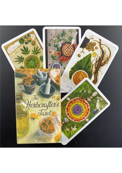 44 Adet TS80 Tarzı Ingilizce Versiyon Herbcrafter'ın Tarot Destesi Oyun Tahtası Oracle Kartları Aile Partisi Oynama (Yurt Dışından) fiyatları