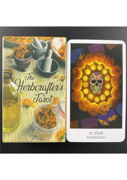 44 Adet TS80 Tarzı Ingilizce Versiyon Herbcrafter'ın Tarot Destesi Oyun Tahtası Oracle Kartları Aile Partisi Oynama (Yurt Dışından) modelleri