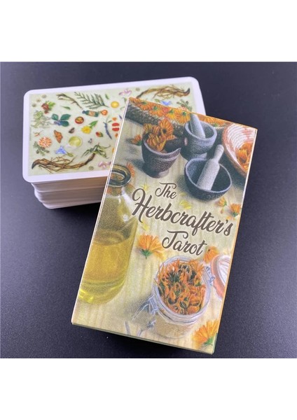 44 Adet TS80 Tarzı Ingilizce Versiyon Herbcrafter'ın Tarot Destesi Oyun Tahtası Oracle Kartları Aile Partisi Oynama (Yurt Dışından) fırsatları
