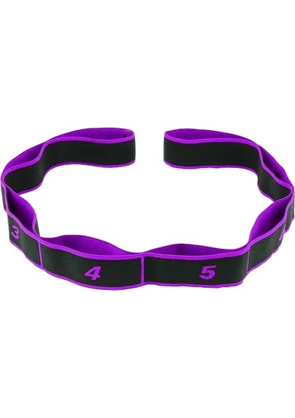 Mor 90X4CM Stili Yeni Yoga Askı 90*4cm Streç Askı Pilates Kemeri Bel Kolları Bacak Yoga Egzersiz Direnç Bantları (Yurt Dışından)