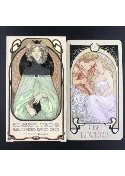 78 Adet TT60 Tarzı Ethereal Visions Işıklı Tarot Kartları Deste Masa Oyunları Fabrika Fiyatında Parti Için (Yurt Dışından) modelleri
