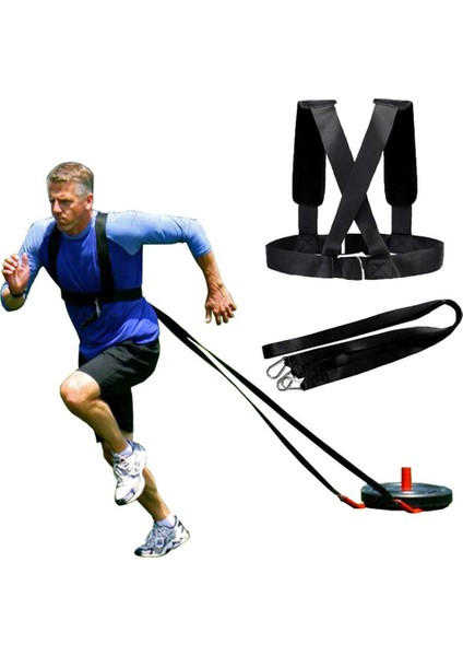 Direnç Eğitim Ekipmanları Direnç Bantları Vücut Geliştirme Için Kayış Çekme ile Fitness Kızağı Koşum Egzersiz Hız Eğitmeni (Yurt Dışından)