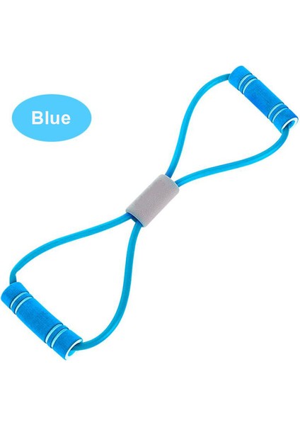 Mavi Stil Yoga Pilates Halat Çekme Elastik Kauçuk Döngü Tüp Bandı Fitness Gergi Kemeri Göğüs Genişletici Spor Salonu Egzersiz Eğitimi Ekipmanları (Yurt Dışından)