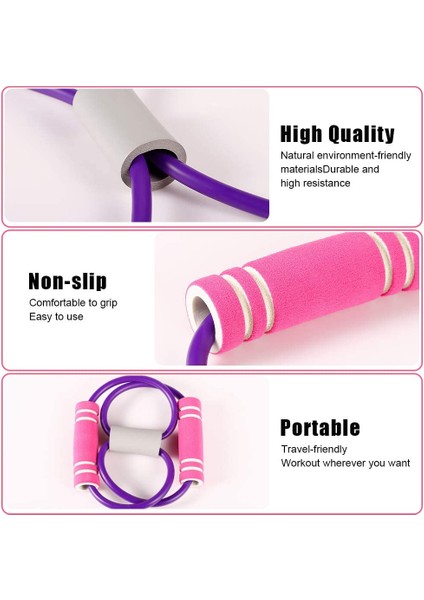 Mavi Stil Yoga Pilates Halat Çekme Elastik Kauçuk Döngü Tüp Bandı Fitness Gergi Kemeri Göğüs Genişletici Spor Salonu Egzersiz Eğitimi Ekipmanları (Yurt Dışından) indirimleri