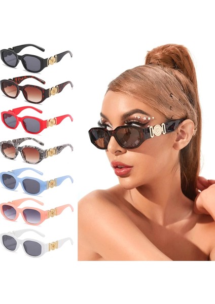 C09 Stili 2021 Yeni Kadın Tasarım Moda Küçük Kare Güneş Gözlüğü Vintage Erkekler Uvades Lüks Bisiklet Koşu Gözlükleri Aksesuarları (Yurt Dışından) fiyatları