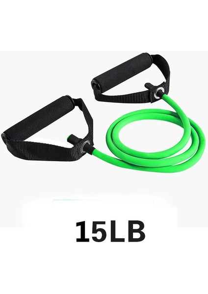 Yeşil Stil 5 Seviye Çekme Halatı Fitness Egzersizleri Kolları ile Direnç Bantları Yoga Elastik Halat Eğitmeni Gym Fitness Band Güç Eğitimi (Yurt Dışından)