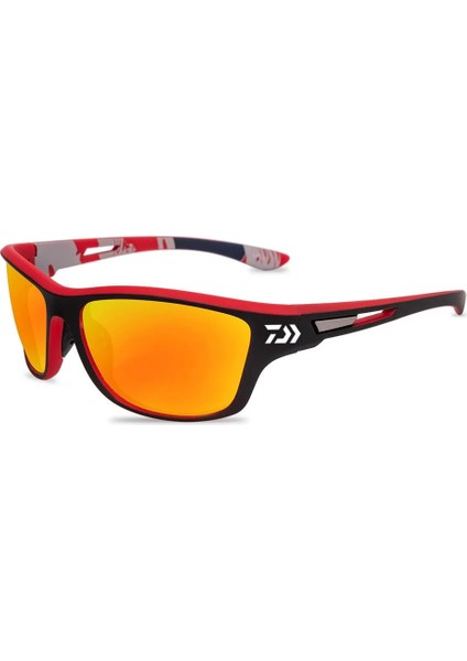 C9 Stili 2022 Daiwa Polarize Balıkçılık Güneş Gözlüğü Bisiklete Binme Erkek Sürüş Shades Erkek Güneş Gözlükleri Güneş Gözlüğü Kutusu ile Sert Gözlük Kılıfı (Yurt Dışından)