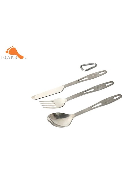 Toaks Slv-02 Titanyum 3 Parça Çatal Seti Yarı Cilalı Dış Mekan ve Ev Çift Kullanımlı Çatal Sofra Kaşığı (Yurt Dışından) modelleri