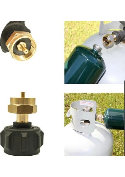 Abd Standart Açık Barbekü Barbekü Pişirme Gaz Tankı Propan Regülatörü Vana Propan Dolum Adaptörü Soba Aksesuarları (Yurt Dışından) fiyatları