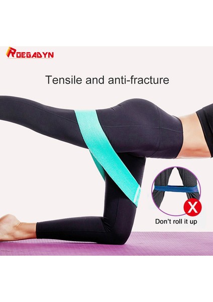 2 Adet Bir Stil Ayarla Oem Kalça Bacak Eğitimi Kauçuk Fitness Direnç Bantları Ganimet Kumaş Direnç Bantları Spor Için Elastik Bant Seti (Yurt Dışından)