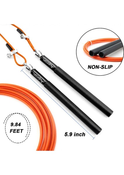 Siyah Stil Profesyonel Atlama Ipi Crossfit Hız Atlama Ipi Man Boks Fitness Taşıma Çantası Yedek Kablo ile Egzersiz Eğitimini Atla (Yurt Dışından) fiyatları